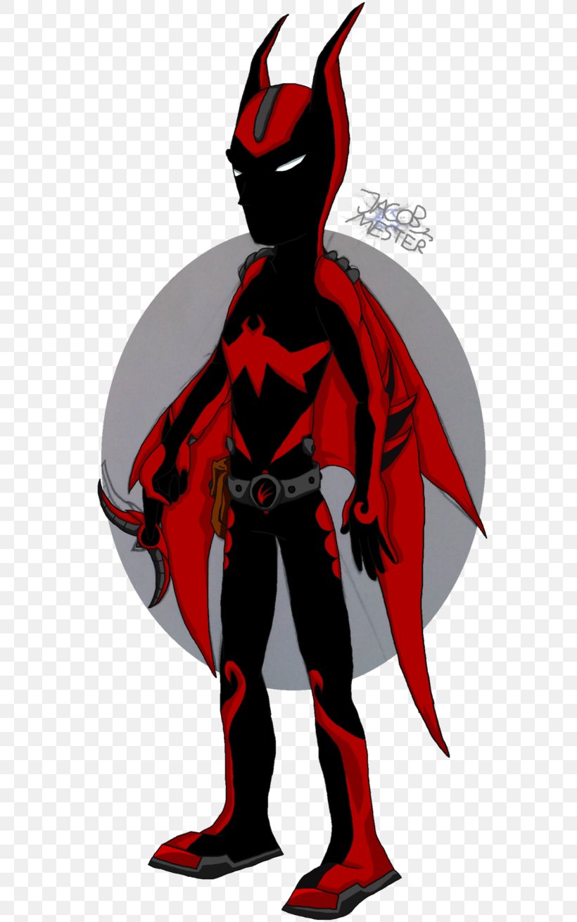 Cartoon Video Game Demon, PNG, 610x1310px, Cartoon, Art, Batman Beyond, Character, Costume Design Download Free