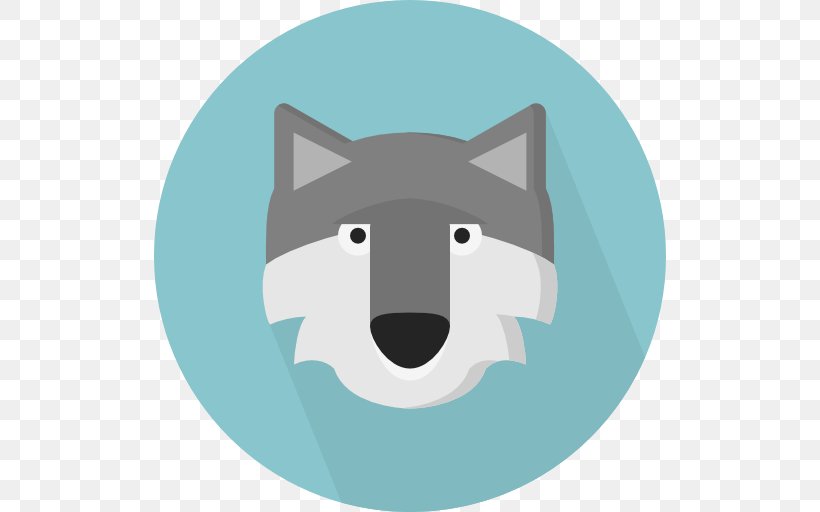 Gray Wolf Icon Design, PNG, 512x512px, Gray Wolf, Bear, Carnivoran, Cartoon, Cat Download Free