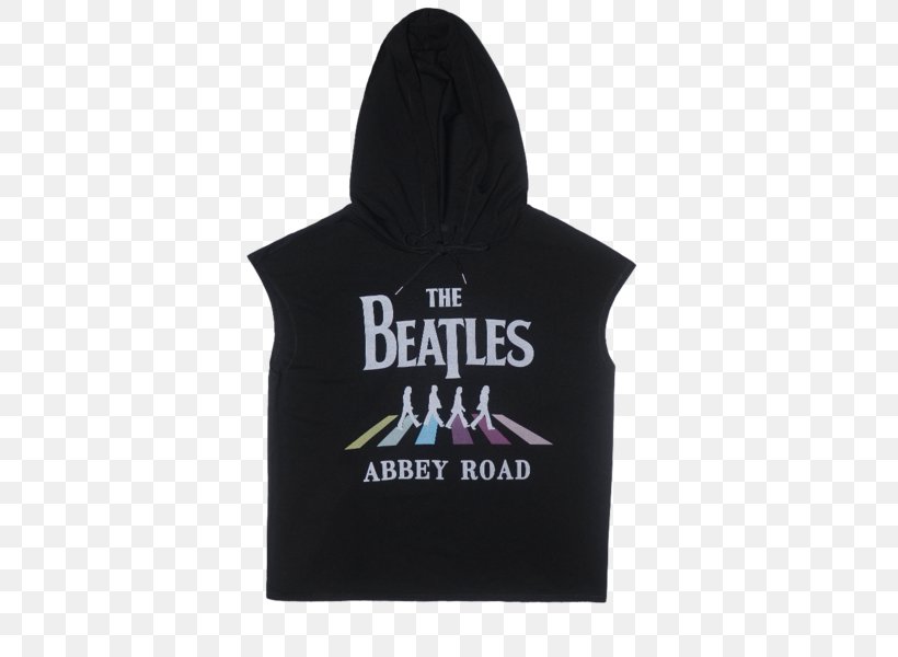Hoodie T-shirt The Beatles Abbey Road Logo, PNG, 600x600px, Hoodie, Abbey Road, Animation, Beatles, Black Download Free