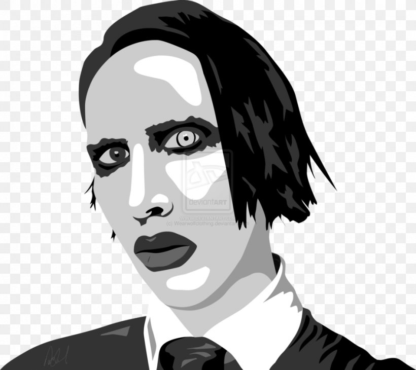 Marilyn Manson Art Drawing Monochrome, PNG, 947x844px, Marilyn Manson, Art, Black And White, Black Hair, Deviantart Download Free