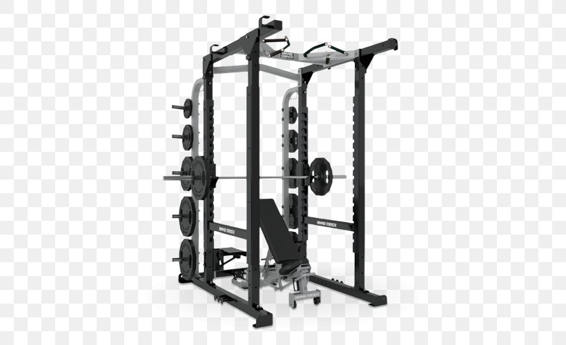 Power Rack Strength Training Exercise Equipment Smith Machine Fitness Centre, PNG, 500x500px, Power Rack, Automotive Exterior, Bench, Bench Press, Cybex International Download Free