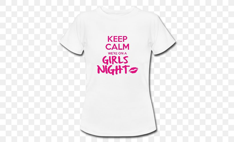T-shirt 3dRose Keep Calm Were On A Girls Night. Purple., PNG, 500x500px, Tshirt, Active Shirt, Brand, Clothing, Logo Download Free