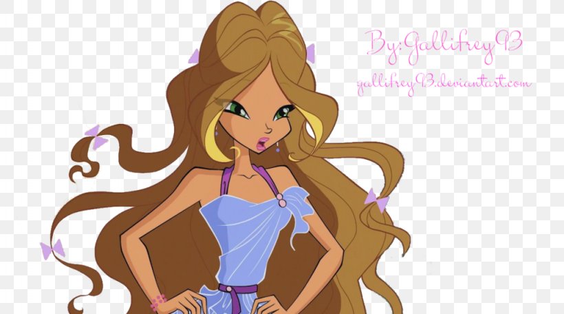 Flora Bloom Musa Tecna Winx Club: Believix In You, PNG, 1024x570px, Watercolor, Cartoon, Flower, Frame, Heart Download Free