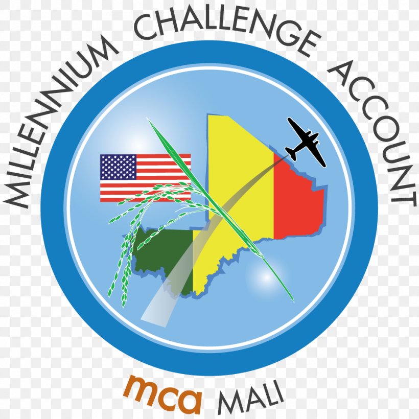 Millennium Challenge Corporation Alatona Bamako–Sénou International Airport Government United States Foreign Aid, PNG, 960x960px, Millennium Challenge Corporation, Area, Brand, Clock, Economic Development Download Free