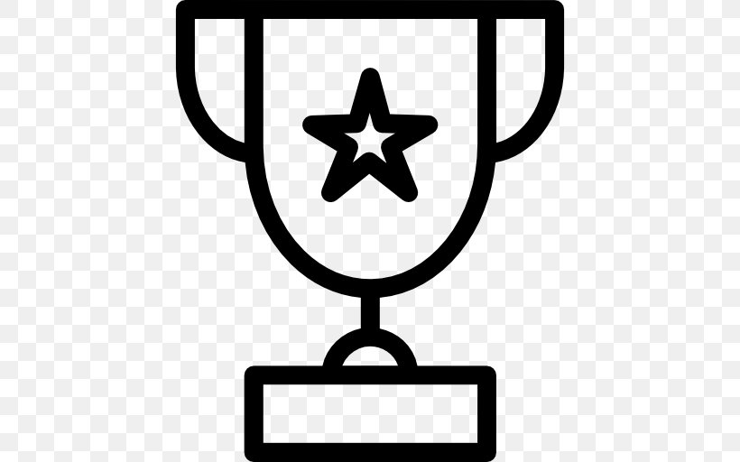 Trophy Award Prize Clip Art, PNG, 512x512px, Trophy, Area, Award, Black And White, Brand Download Free