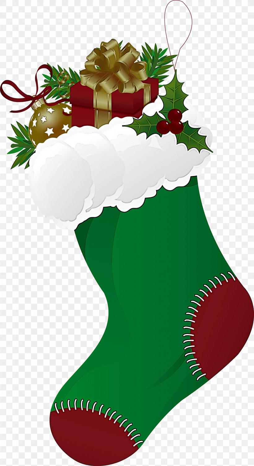 Christmas Stocking, PNG, 2096x3845px, Christmas Stocking, Christmas, Christmas Decoration, Fir, Holly Download Free