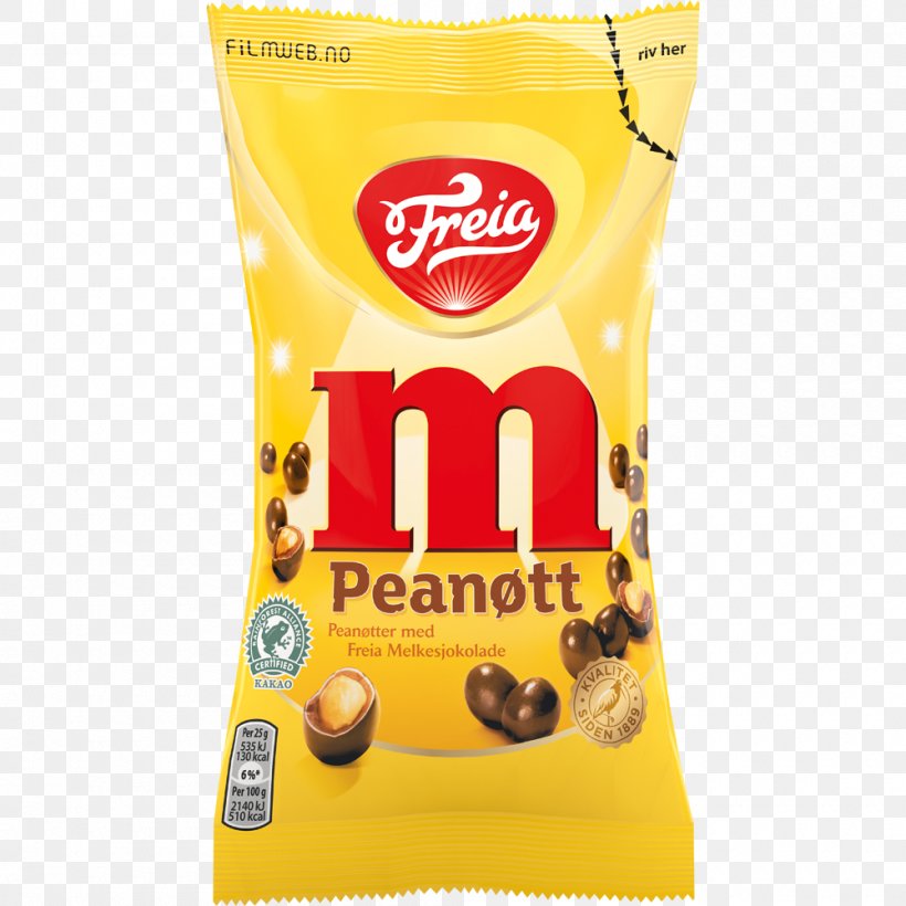 Freia Melkesjokolade Peanut Chocolate, PNG, 1000x1000px, Peanut, Breakfast Cereal, Bugg, Cacao Tree, Candy Download Free
