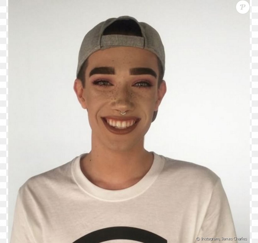 James Charles Eyebrow CoverGirl Cosmetics Boy, PNG, 950x897px, Watercolor, Cartoon, Flower, Frame, Heart Download Free