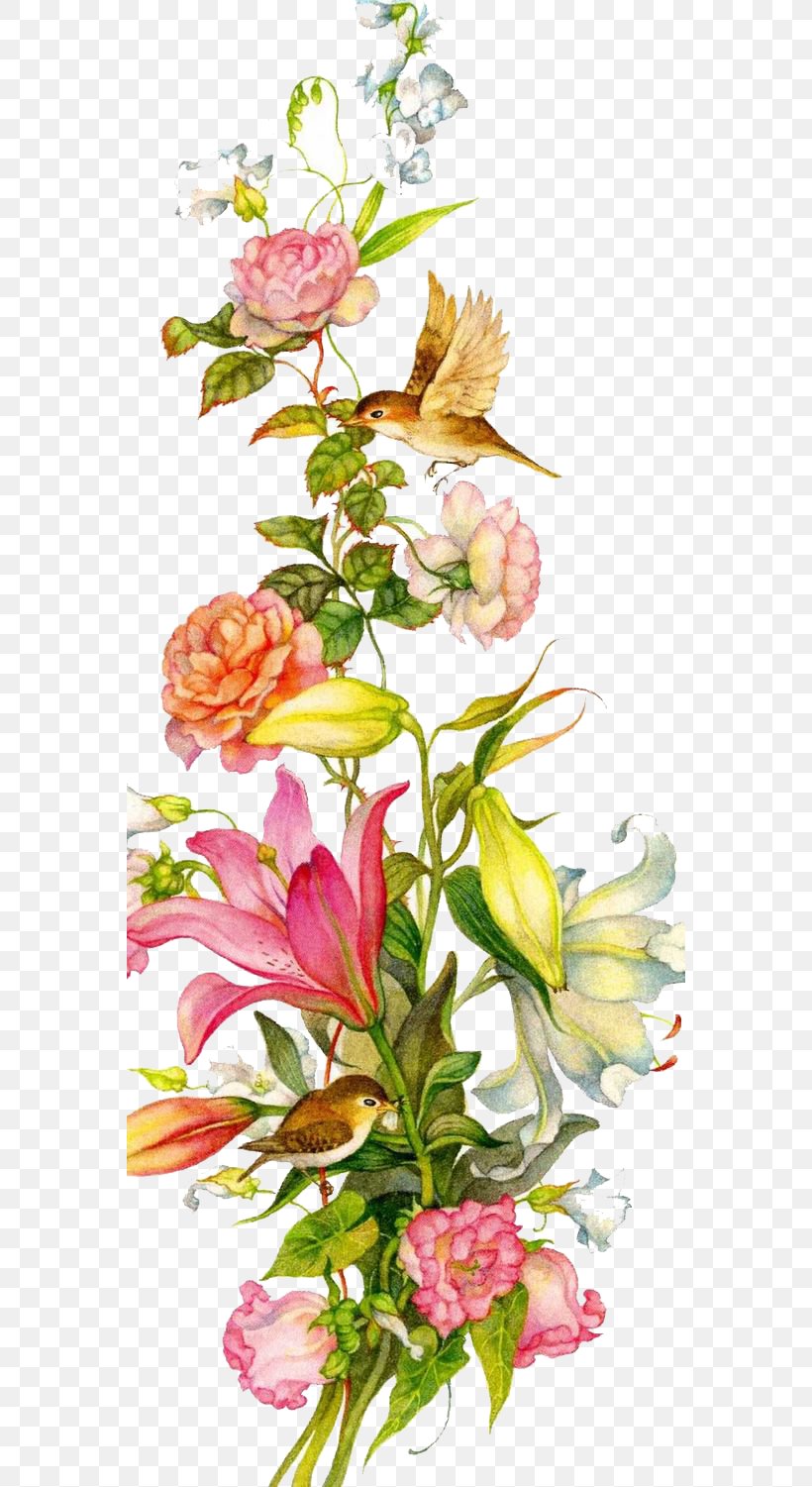 Painting Drawing Art Illustration, PNG, 564x1501px, Flower, Art, Artificial Flower, Botany, Creativity Download Free