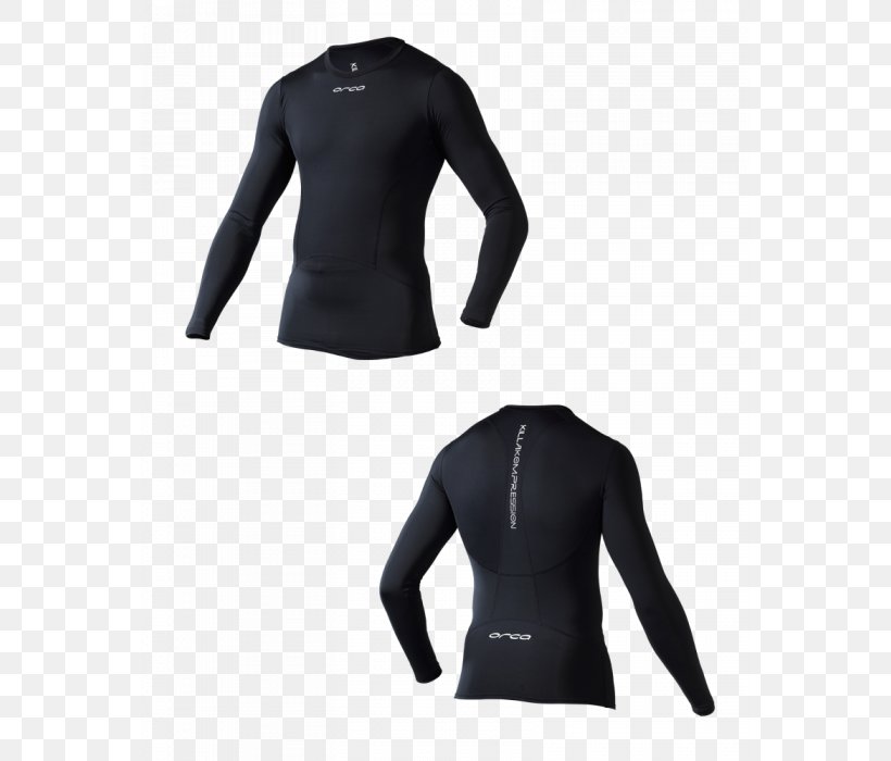 Wetsuit Long-sleeved T-shirt Long-sleeved T-shirt Shoulder, PNG, 700x700px, Wetsuit, Arm, Black, Black M, Long Sleeved T Shirt Download Free