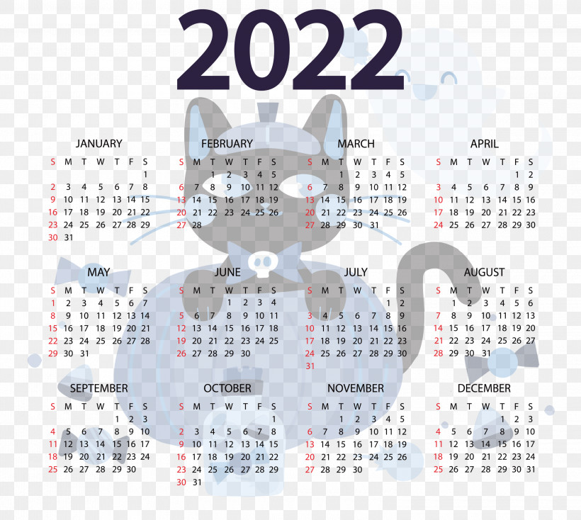 2022 Calendar Year 2022 Calendar Printable Year 2022 Calendar, PNG, 3000x2687px, Calendar System, Royaltyfree, Week Download Free