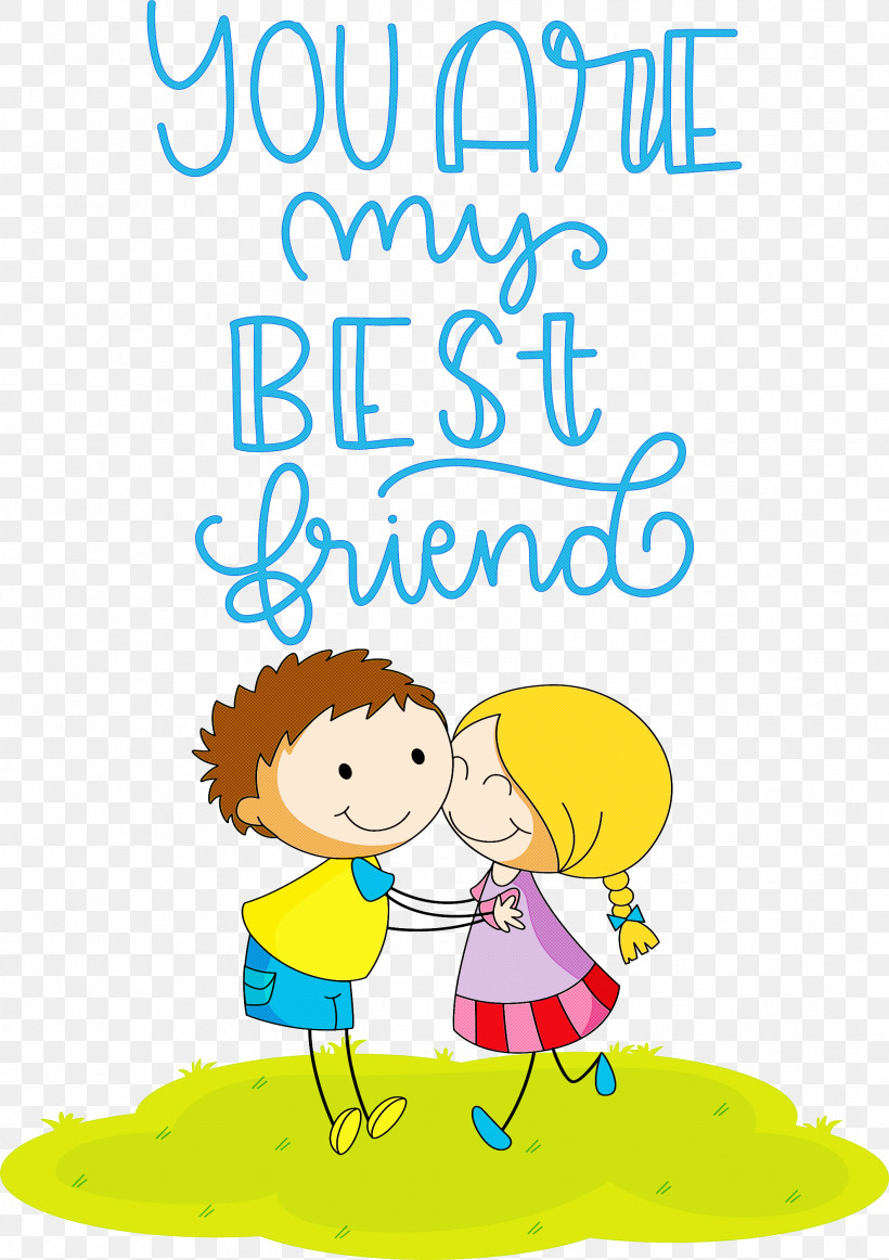 Best Friends You Are My Best Friends, PNG, 2117x3000px, Best Friends, Behavior, Cartoon, Happiness, Human Download Free