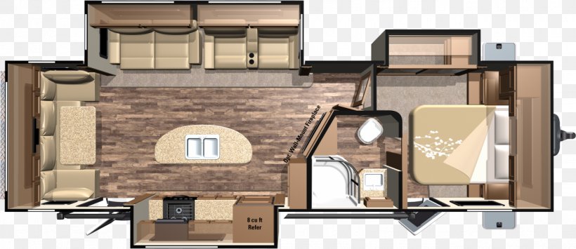 Floor Plan Campervans Caravan Trailer Vehicle Png 1344x582px