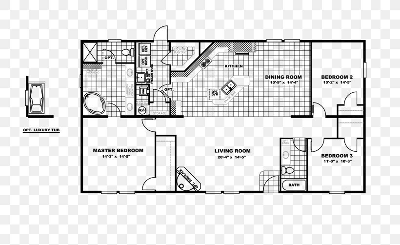 Floor Plan Technical Drawing Manufactured Housing, PNG, 753x502px, Floor Plan, Area, Black And White, Clayton Homes, Diagram Download Free