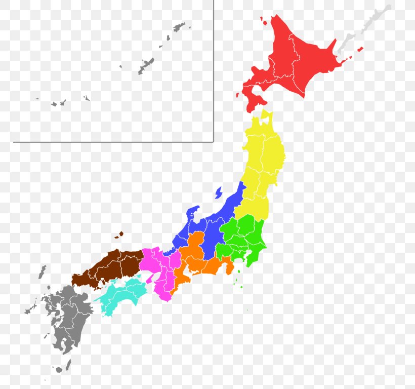 Prefectures Of Japan Map Japanese Archipelago, PNG, 768x768px, Japan, Area, Diagram, Geography, Japan Rail Pass Download Free