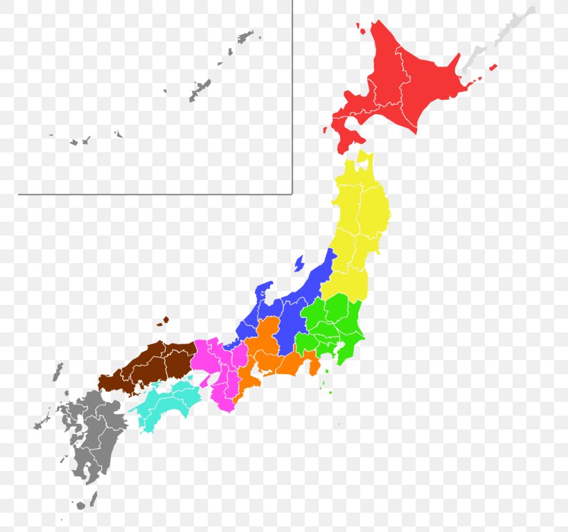 Japan Map With Prefectures