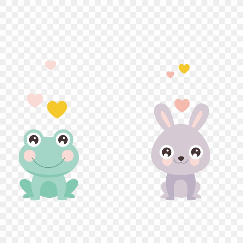 Rabbit Cartoon Heart, PNG, 1200x1200px, Rabbit, Animation, Cartoon, Cuteness, Easter Bunny Download Free