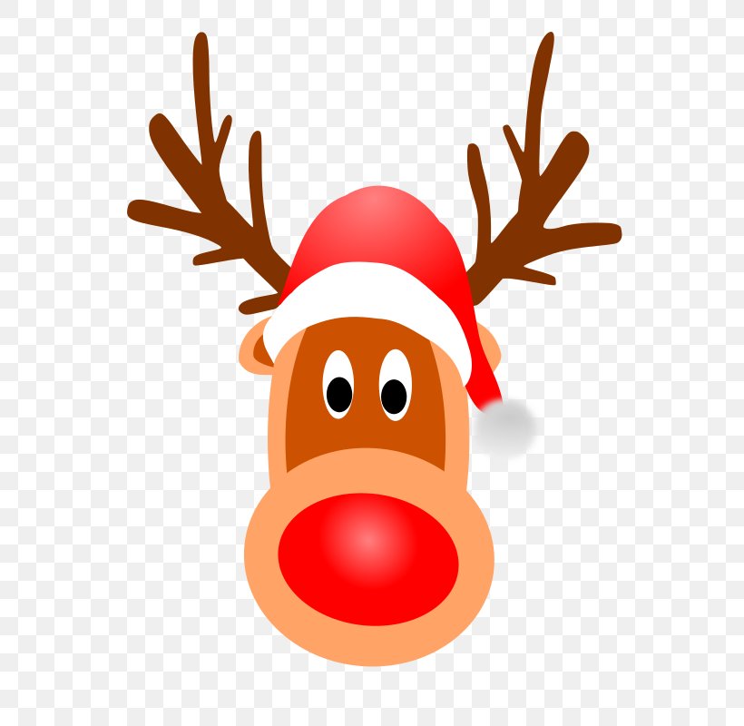 Rudolph Santa Claus's Reindeer Santa Claus's Reindeer Clip Art, PNG, 566x800px, Rudolph, Antler, Candy Cane, Christmas, Christmas Decoration Download Free
