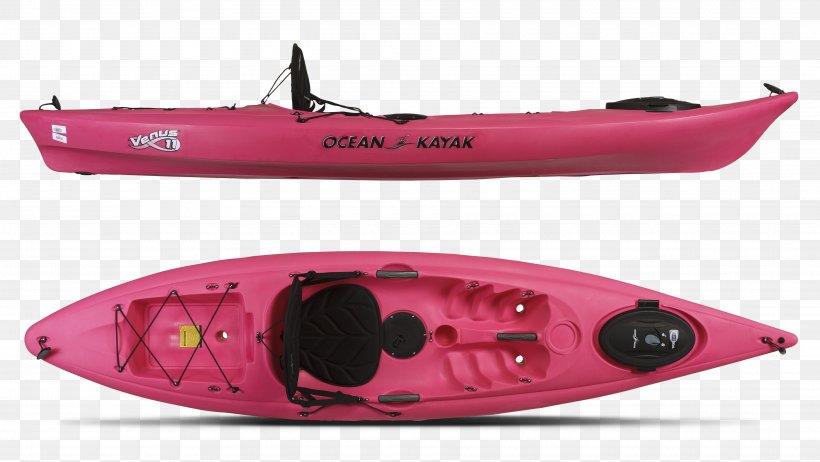 Sea Kayak Skip's Sport Shop Sit-on-top Ocean Kayak Venus 11, PNG, 3640x2051px, Kayak, Boat, Boating, Fishing Lure, Ocean Kayak Venus 11 Download Free