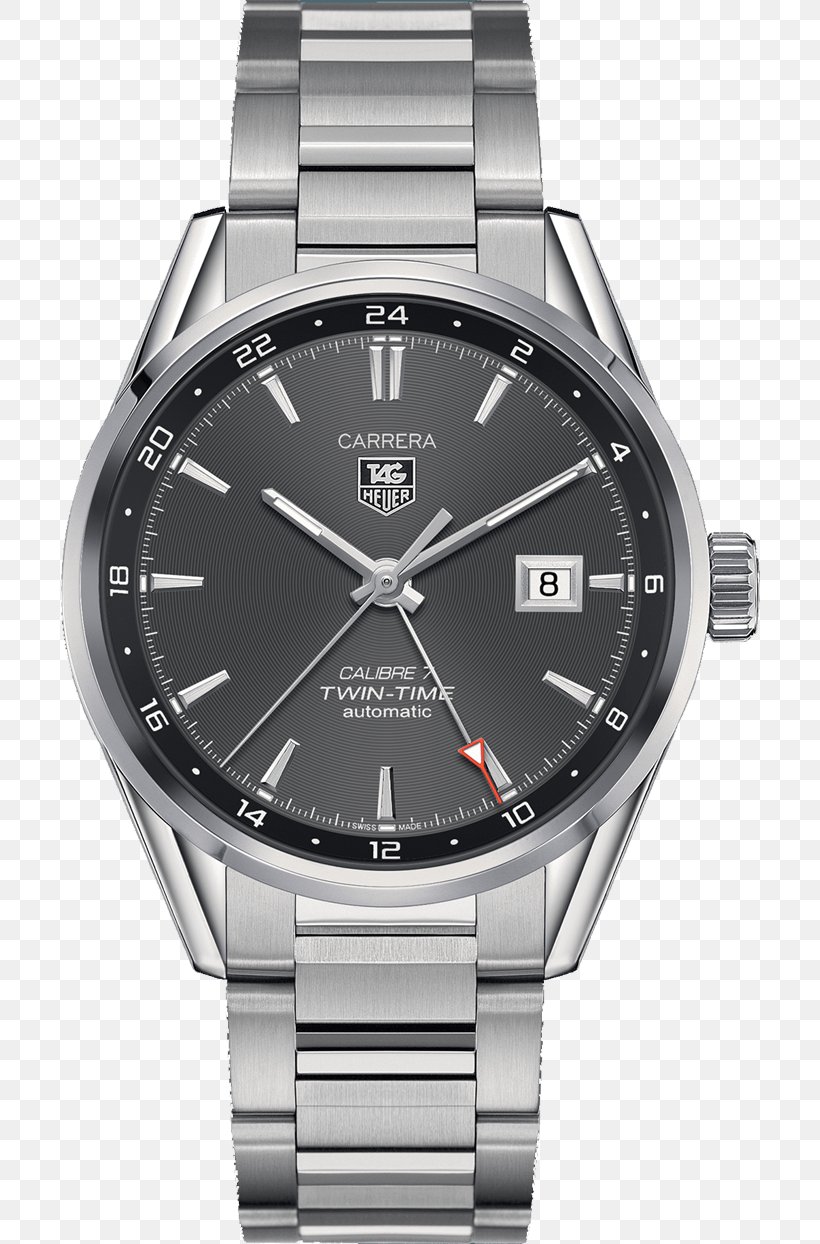 TAG Heuer Carrera Calibre 5 Day-Date TAG Heuer Aquaracer Watch, PNG, 700x1244px, Tag Heuer Carrera Calibre 5, Automatic Watch, Brand, Metal, Silver Download Free