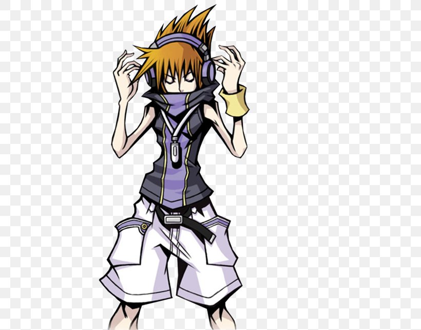 The World Ends With You Nintendo Switch Video Game Riku Kingdom Hearts, PNG, 440x642px, Watercolor, Cartoon, Flower, Frame, Heart Download Free
