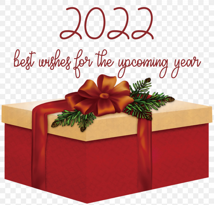 2022 Happy New Year, PNG, 3000x2874px, Christmas Gift, Birthday, Christmas Card, Christmas Day, Gift Download Free