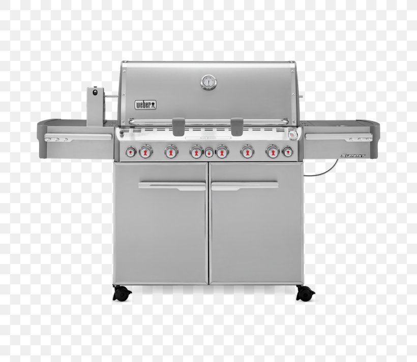 Barbecue Weber-Stephen Products Grilling Weber Summit Grill Center Gasgrill, PNG, 750x713px, Barbecue, Gasgrill, Grilling, Kitchen Appliance, Machine Download Free