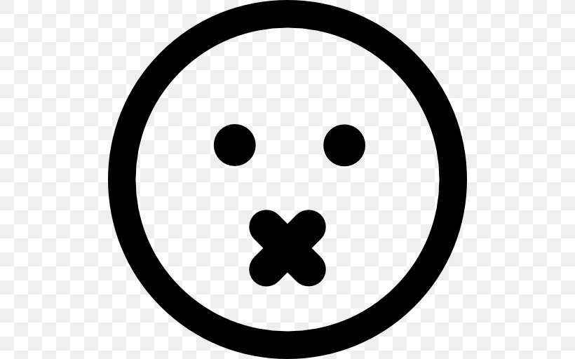 Emoticon Smiley Clip Art, PNG, 512x512px, Emoticon, Area, Black And White, Face, Font Awesome Download Free