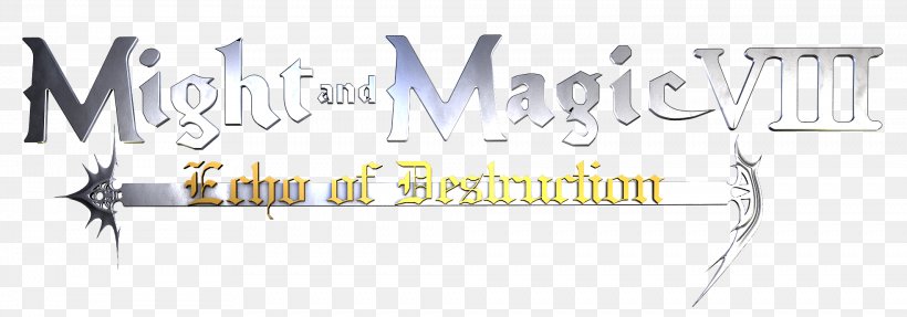 Might And Magic VIII: Day Of The Destroyer Might And Magic IX Mod DB Logo, PNG, 1968x690px, Might And Magic Ix, Area, Banner, Brand, Calligraphy Download Free