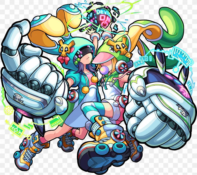 Monster Strike Character Ibaraki-dōji Android, PNG, 1840x1640px, Watercolor, Cartoon, Flower, Frame, Heart Download Free