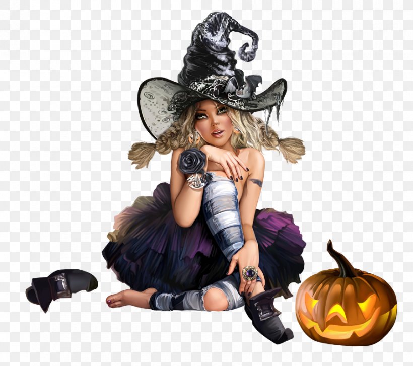 Witch Halloween Woman Pumpkin, PNG, 900x799px, Watercolor, Cartoon, Flower, Frame, Heart Download Free