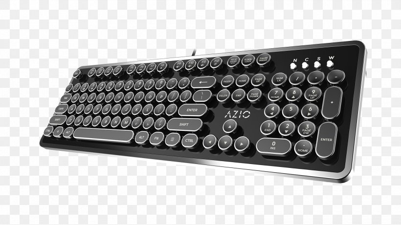 Azio MK RETRO Mechanical Keyboard Computer Keyboard Typewriter Computer Mouse, PNG, 1920x1080px, Azio Mk Retro Mechanical Keyboard, Computer, Computer Component, Computer Hardware, Computer Keyboard Download Free