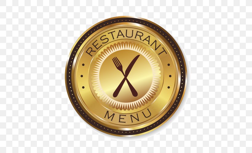 Innovative Restaurant Logo Vector, PNG, 500x500px, Logo, Badge, Brand, Metal, Poster Download Free