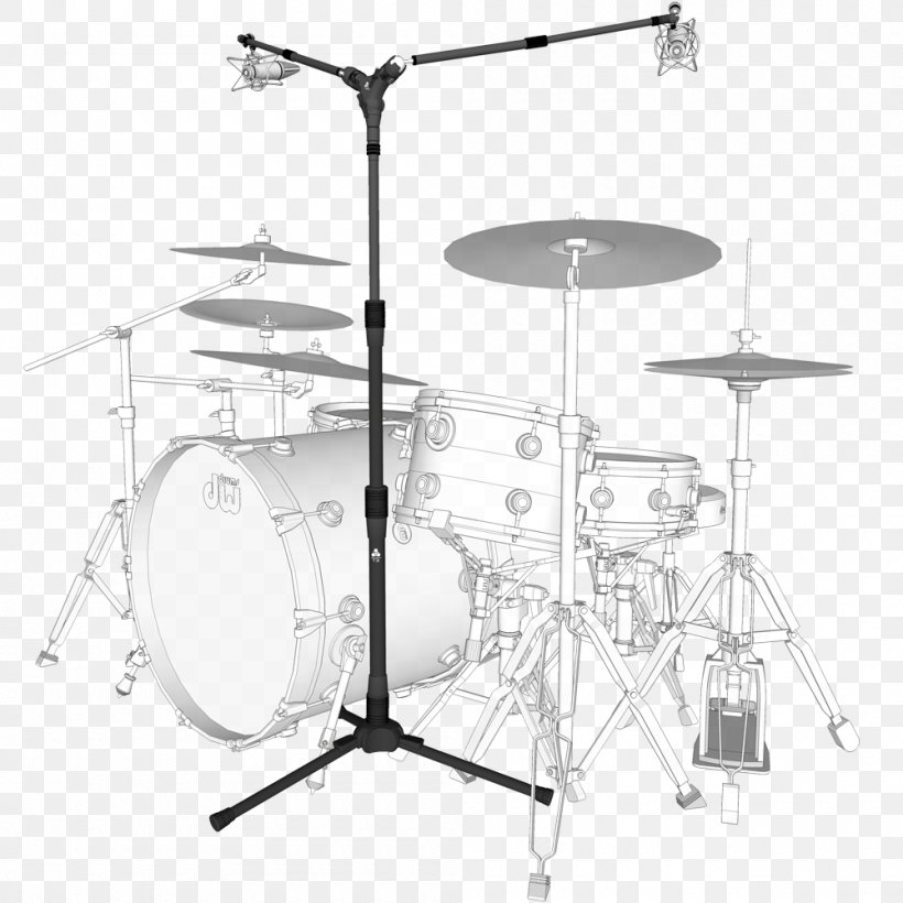 Snare Drums Microphone Bass Drums Tom-Toms, PNG, 1000x1000px, Watercolor, Cartoon, Flower, Frame, Heart Download Free