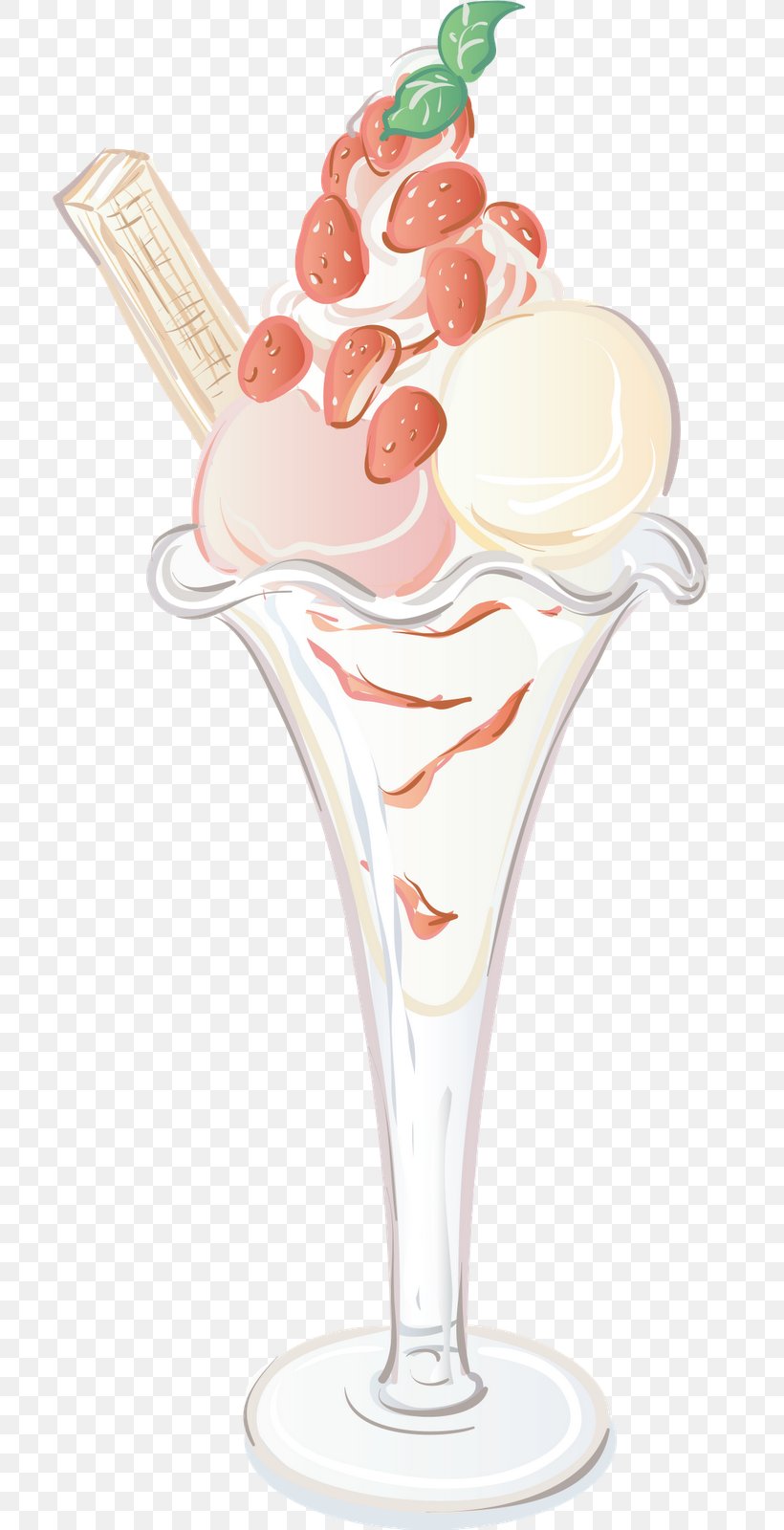 Ice Cream Cones Sundae Frozen Dessert Strawberry Ice Cream, PNG, 709x1600px, Ice Cream, Amorodo, Cocktail Garnish, Cream, Dairy Product Download Free