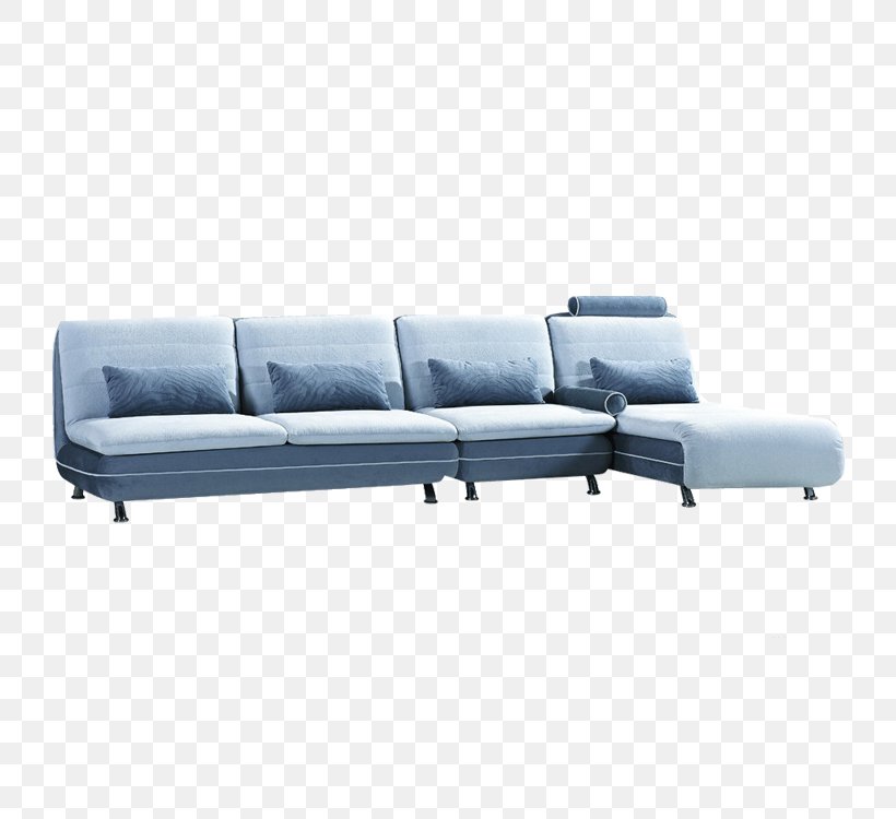 Sofa Bed Couch Grey Chaise Longue, PNG, 750x750px, Sofa Bed, Bed, Chaise Longue, Coffee Table, Couch Download Free