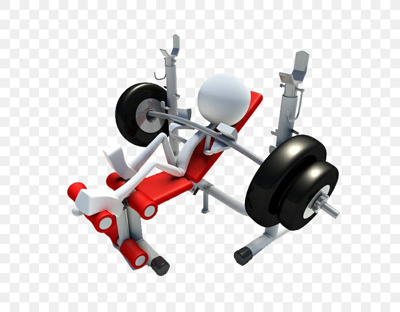Bench Press Physical Exercise Clip Art, PNG, 640x640px, 3d Computer Graphics, Bench Press, Barbell, Bench, Exercise Equipment Download Free