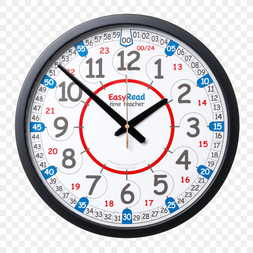 EasyRead Time Teacher Classroom Learning Clock, PNG, 2048x2048px, 24hour Clock, Easyread Time Teacher, Child, Classroom, Clock Download Free
