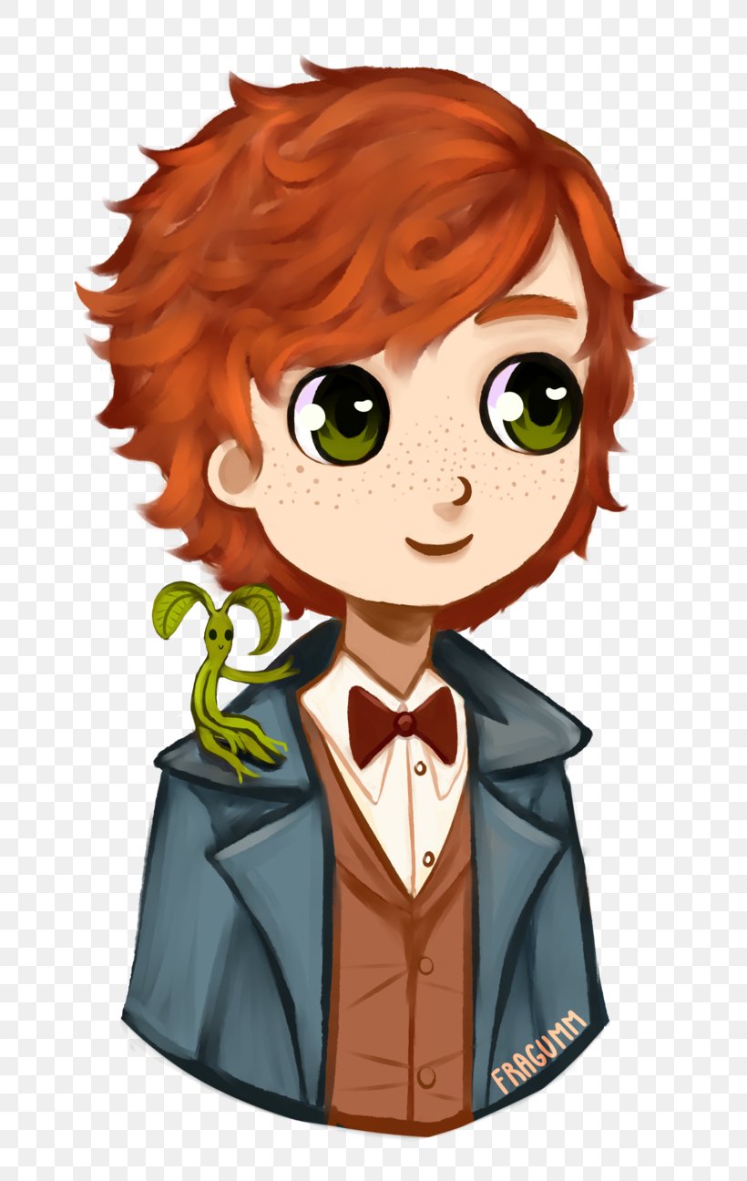 Newt Scamander Ron Weasley Digital Art Drawing Artist, PNG, 800x1296px, Watercolor, Cartoon, Flower, Frame, Heart Download Free