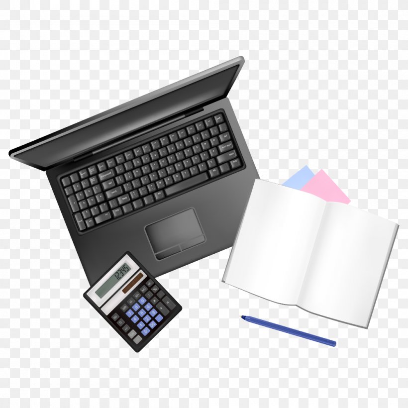 Office Supplies Desk Material, PNG, 1000x1000px, Laptop, Computer, Desk, Desktop Computers, Notebook Download Free