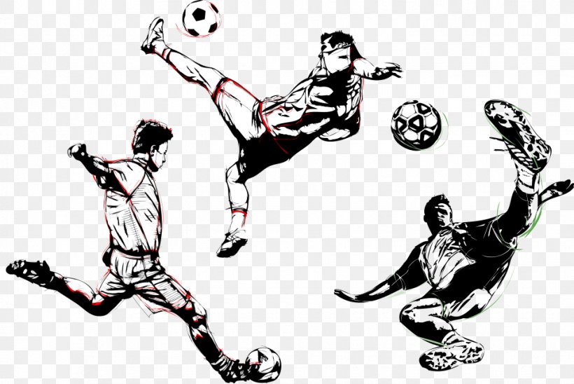 Football Player Illustration, PNG, 969x648px, Football, Ball, Black And White, Football Player, Jersey Download Free
