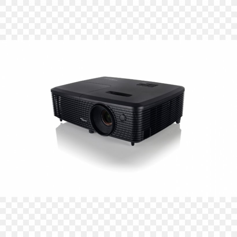 Multimedia Projectors Digital Light Processing Super Video Graphics Array Optoma Corporation, PNG, 1100x1100px, Projector, Brightness, Digital Light Processing, Electronics Accessory, Handheld Projector Download Free