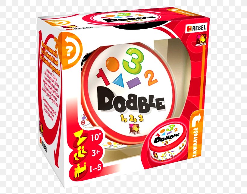 Asmodee Dobble 123 Board Game Asmodée Éditions, PNG, 600x643px, Dobble, Board Game, Carcassonne, Card Game, Child Download Free