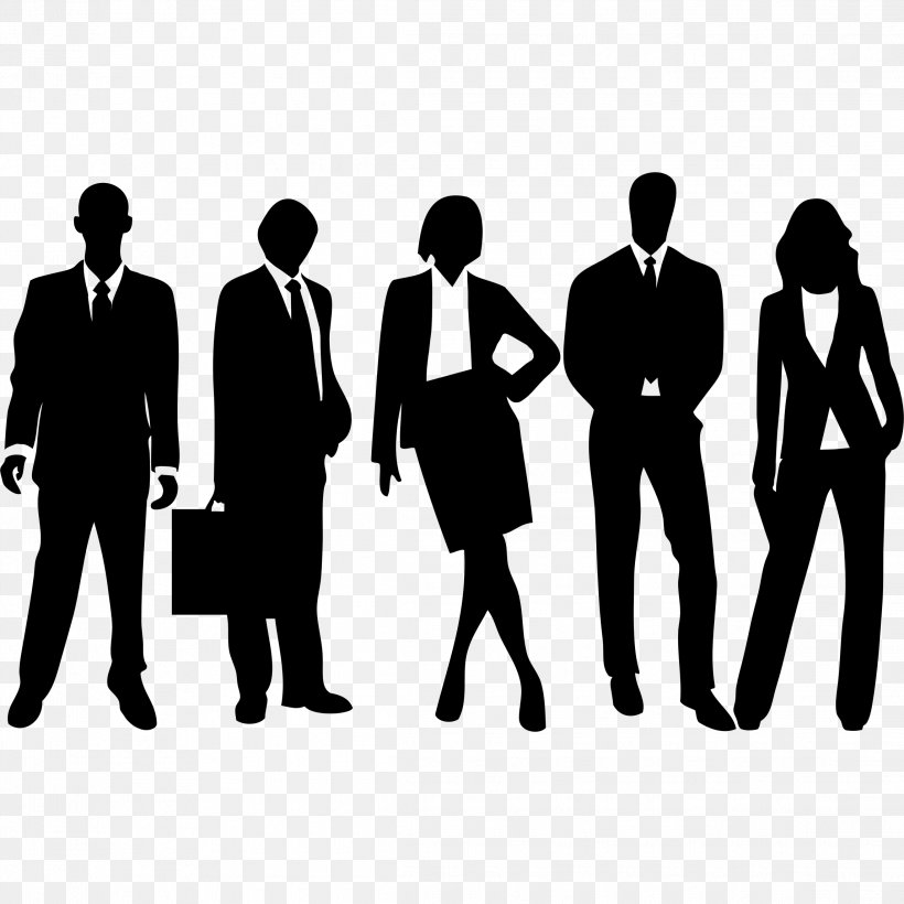 Businessperson Silhouette Clip Art, PNG, 2292x2292px, Businessperson, Black And White, Brand, Business, Business Networking Download Free