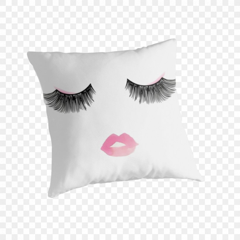Throw Pillows Cushion Eyelash Cosmetics, PNG, 875x875px, Pillow, Beauty, Case, Cosmetics, Cushion Download Free