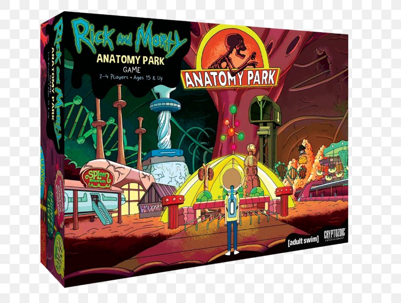 Cryptozoic Entertainment Rick And Morty: Anatomy Park Board Game Morty Smith, PNG, 735x620px, Anatomy Park, Board Game, Close Rickcounters Of The Rick Kind, Cryptozoic Entertainment, Deckbuilding Game Download Free