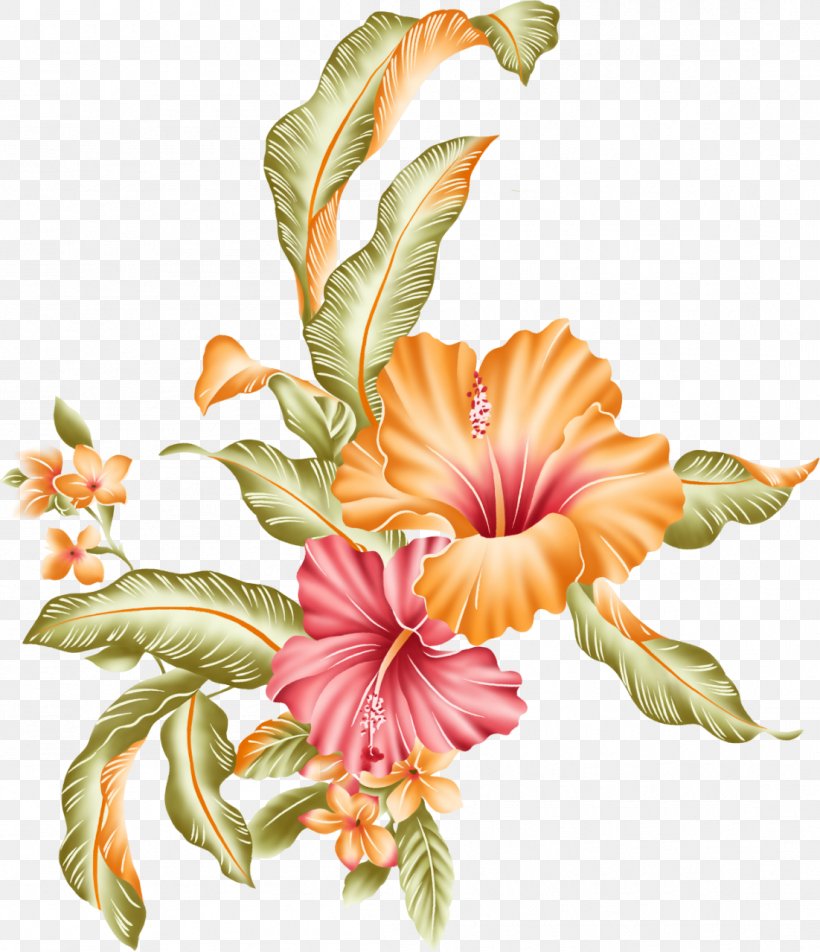 Hawaiian Hibiscus Brush Drawing, PNG, 1102x1280px, Hibiscus, Art, Brush, Cut Flowers, Drawing Download Free