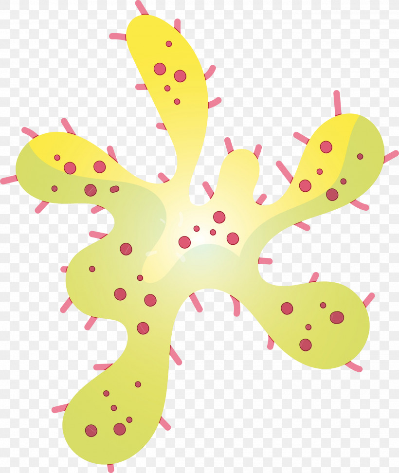 Pink Animal Figure Plant Pattern, PNG, 2530x3000px, Coronavirus, Animal Figure, Corona, Covid, Paint Download Free