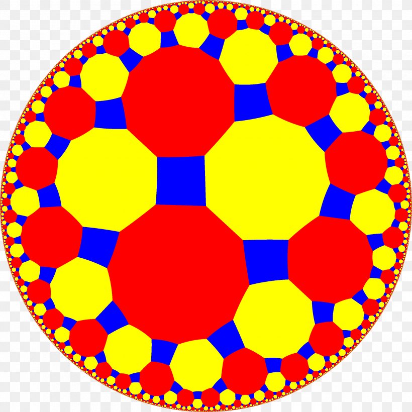 Tessellation Geometry Truncated Square Tiling Uniform Tilings In Hyperbolic Plane Euclidean Tilings By Convex Regular Polygons, PNG, 2520x2520px, Tessellation, Area, Ball, Euclidean Geometry, Geometry Download Free