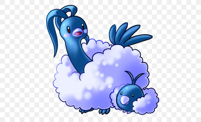 Altaria Línia Evolutiva De Swablu Pokémon Omega Ruby And Alpha Sapphire, PNG, 500x500px, Altaria, Art, Artwork, Beak, Bird Download Free